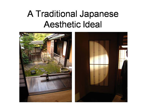 A traditional Japanese aesthetic ideal in Meiji-mura
